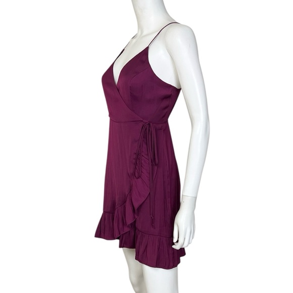 Intimately FP All My Love Shine Wrap Slip in Garnet - sz XS - Picture 5 of 9